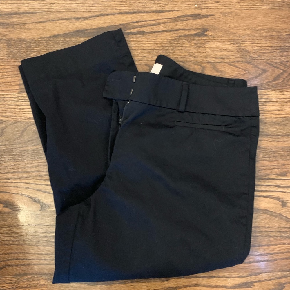 Loft curvy dress crop pant